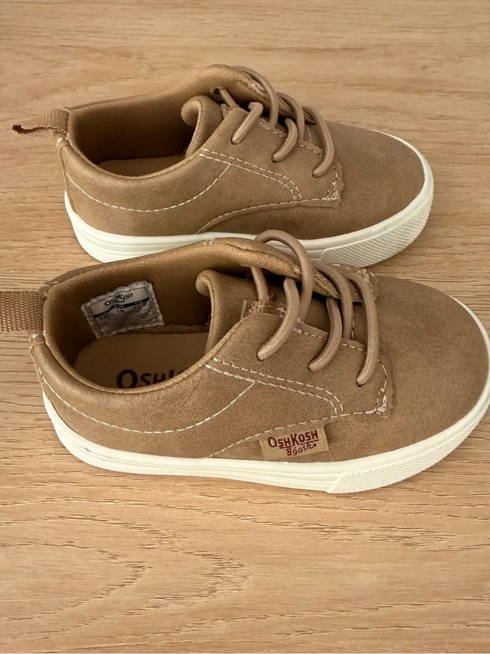 OshKosh B'gosh Kids' Tan Lace-Up Sneaker